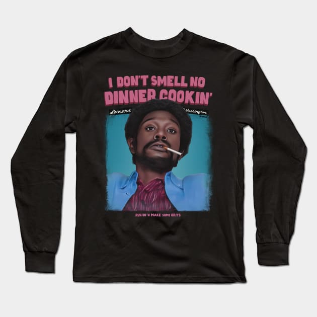 Leonard Washington Long Sleeve T-Shirt by Art Simpson